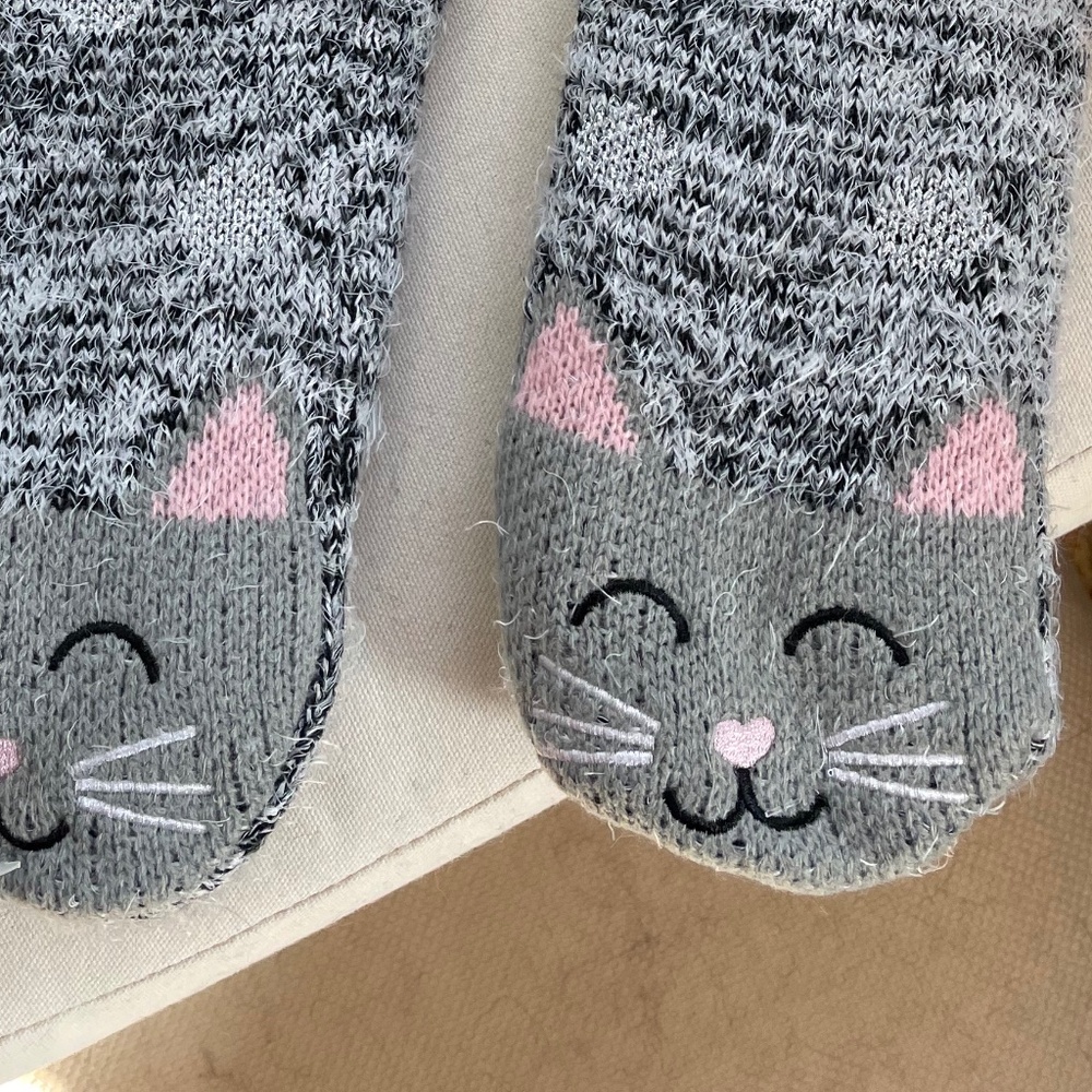 PRICE DROP! Super Plush and Stretchy Knee High Cat Socks!